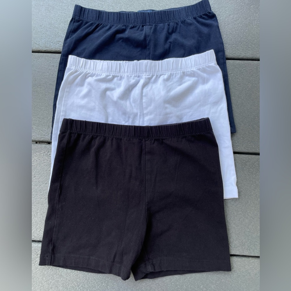 EUC French Toast set of three bike shorts.